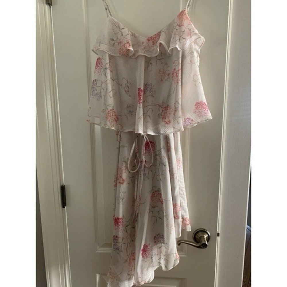 A New Day Woman's Dress Sz Xl PinkFloral Cottage Core Barbie Core Coasal - Picture 7 of 12